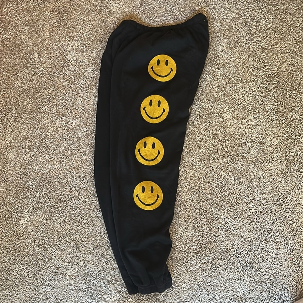 Aviator nation smiley face sweatpants